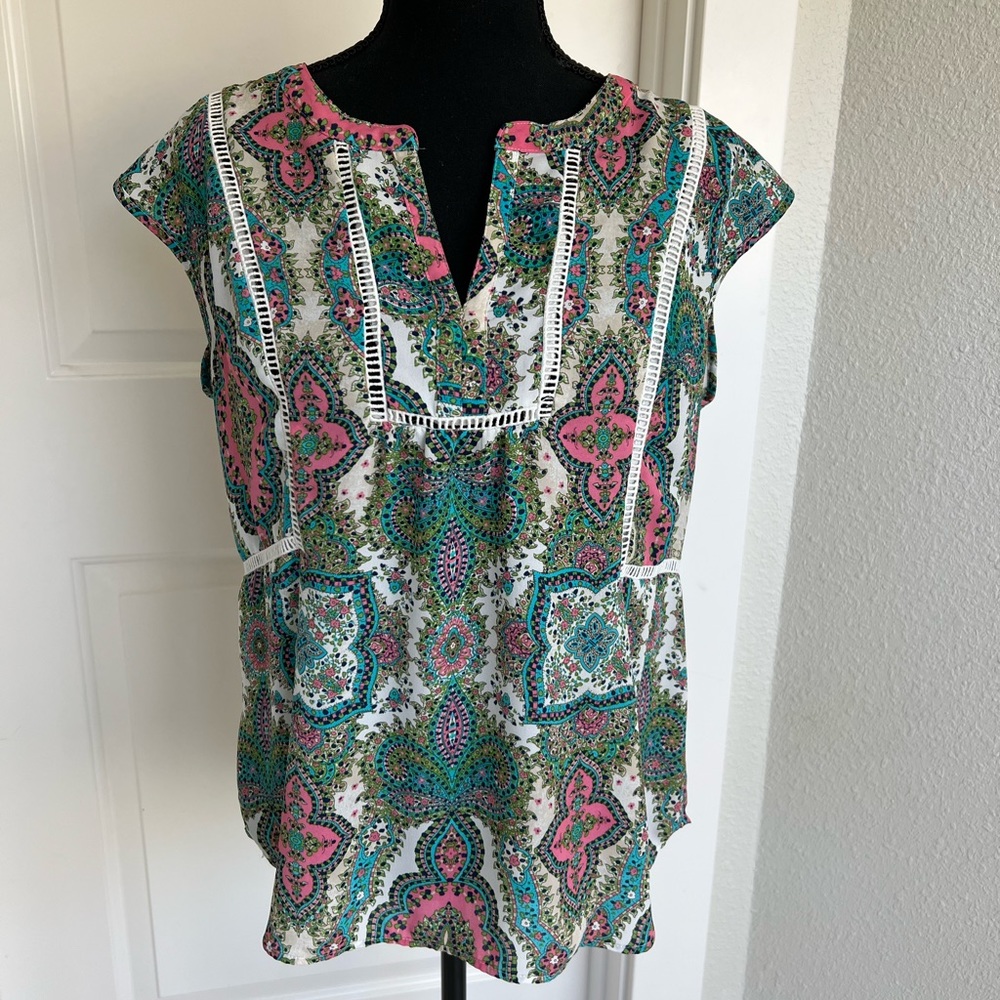 Daniel Rainn - Lattice Detail Blouse
